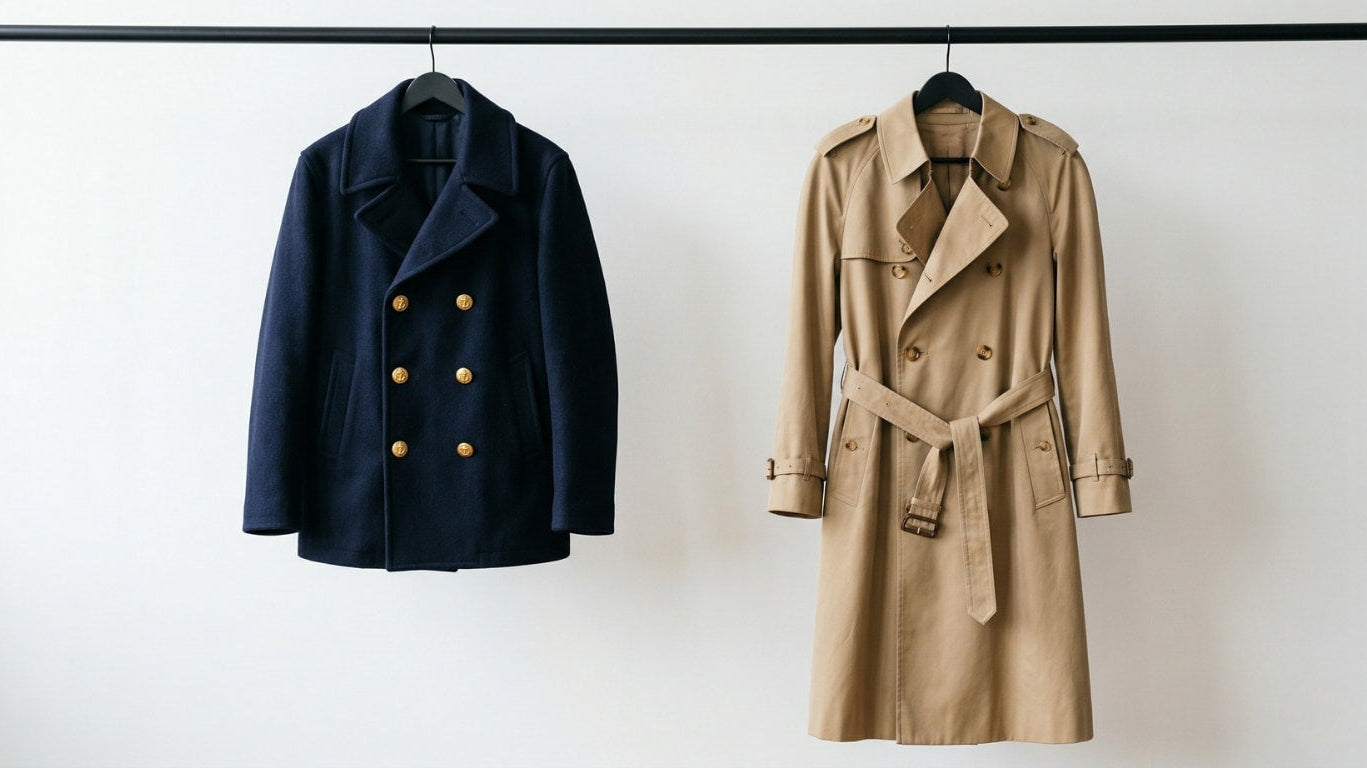Peacoat vs. Trench Coat: Differences & How to Wear Them