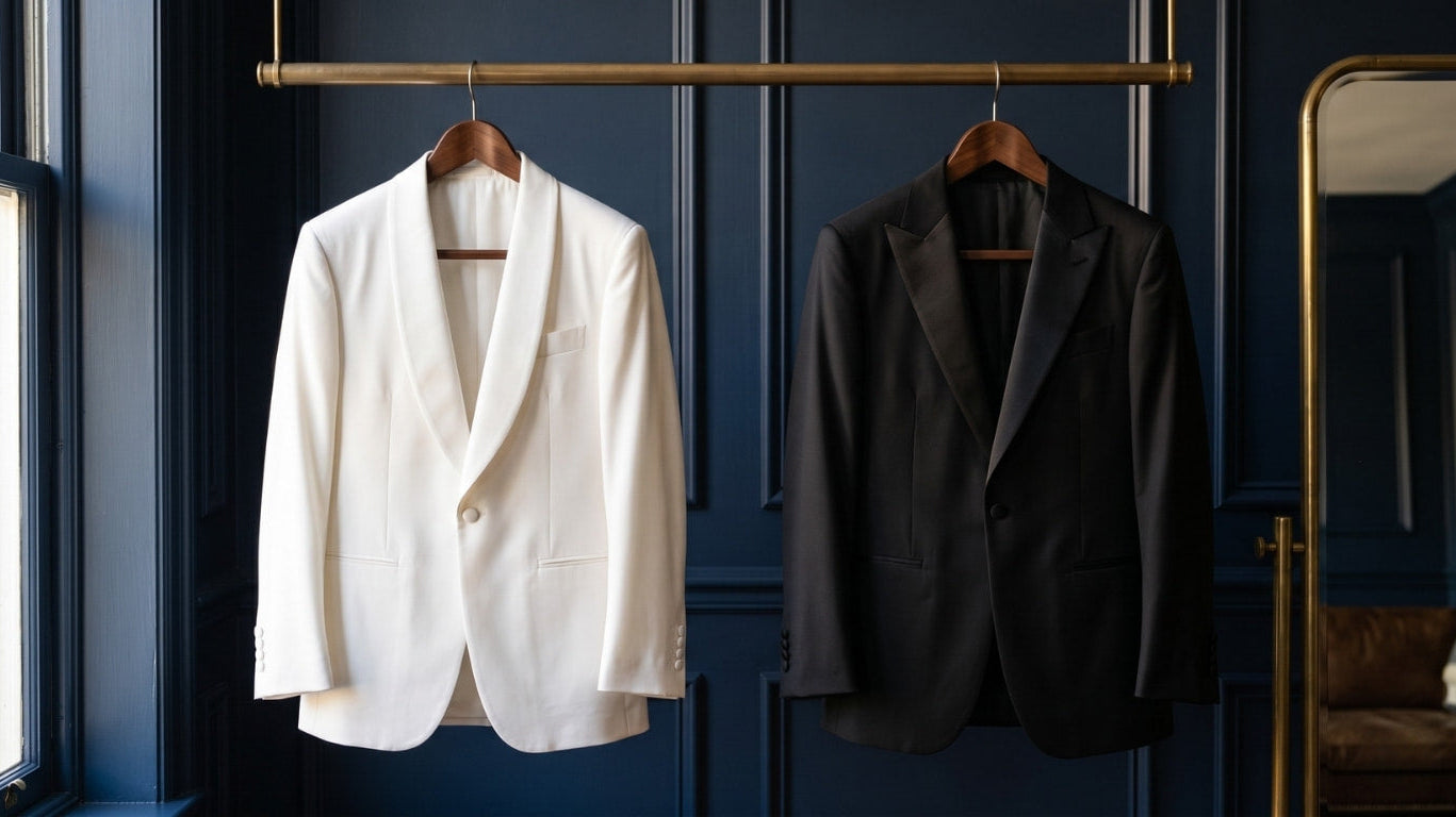White Dinner Jacket vs. Tuxedo: How to Choose
