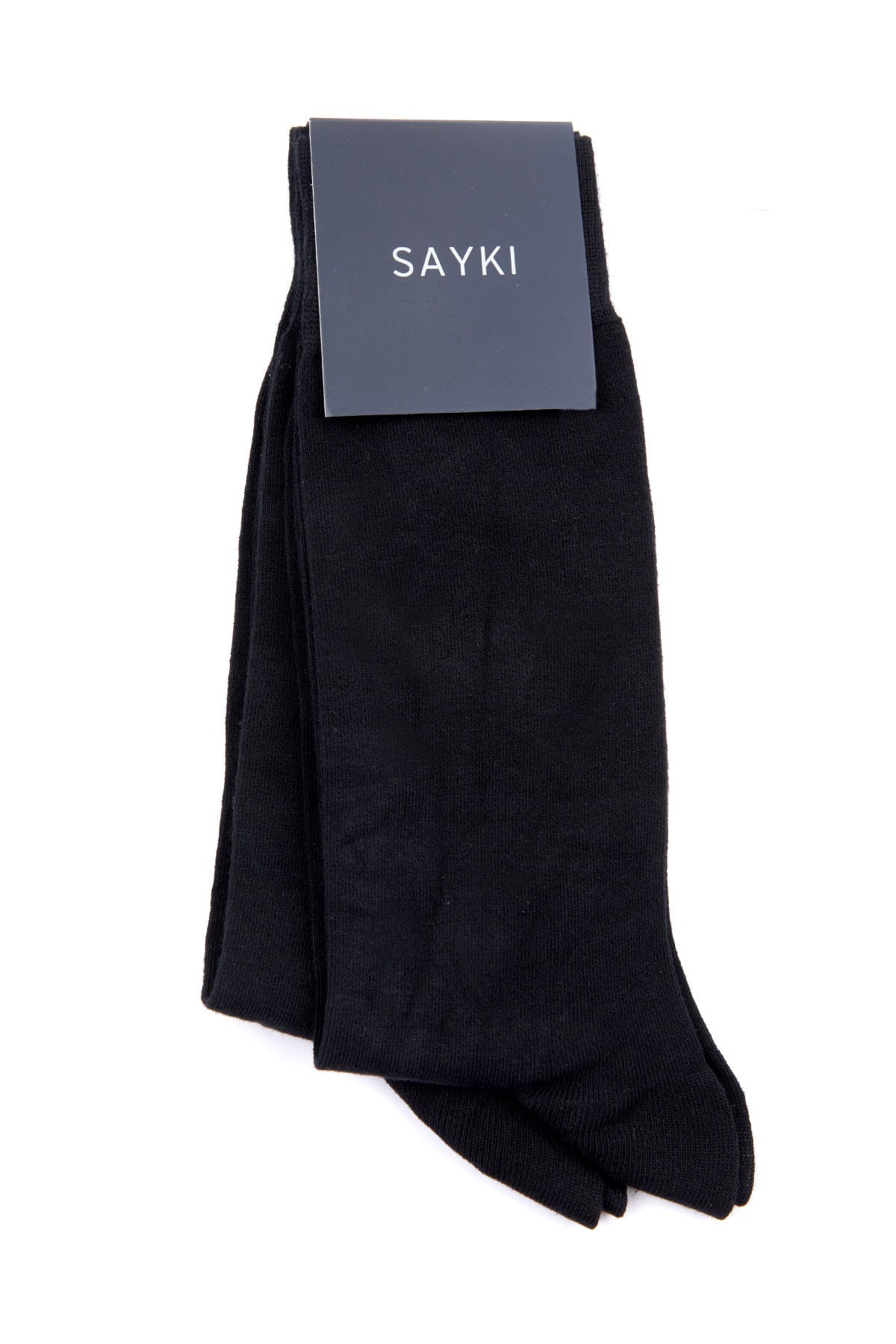 Basic Black Socket Bamboo Socks - SAYKI