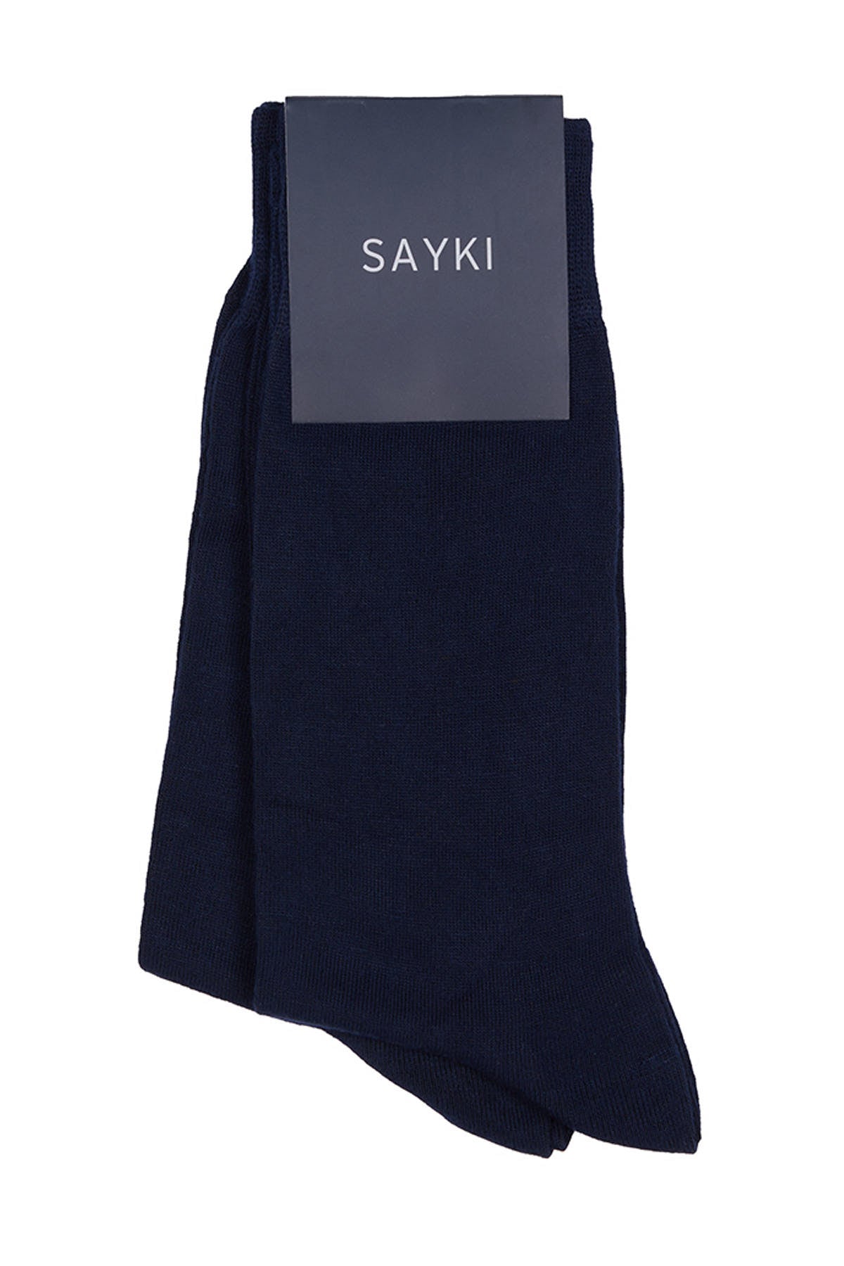 Basic Navy Socket Bamboo Socks - SAYKI