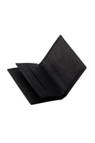 Black Bifold 100% Leather Wallet - SAYKI - 8682819558815