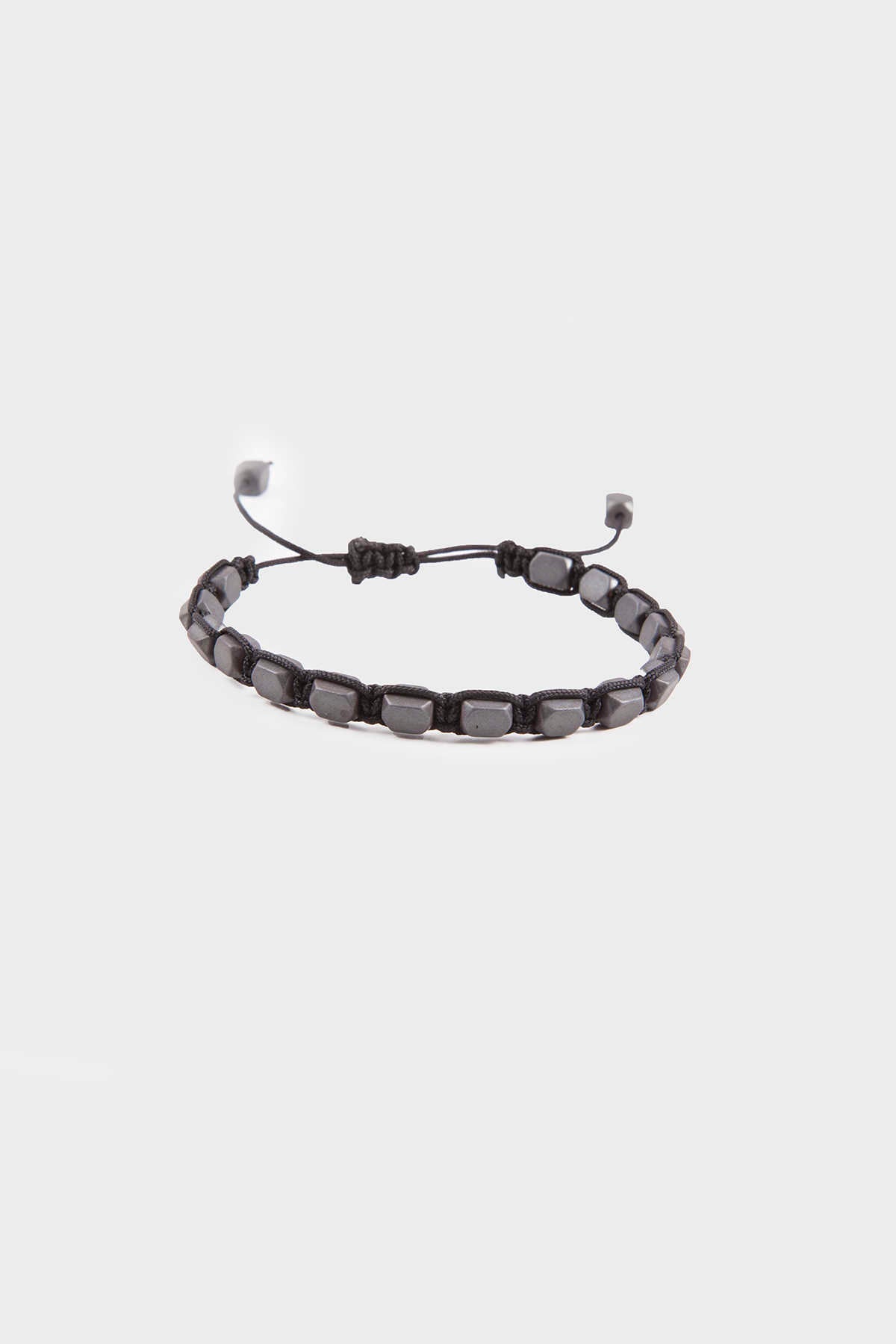 Black - Gray Natural Stone Bracelet - SAYKI