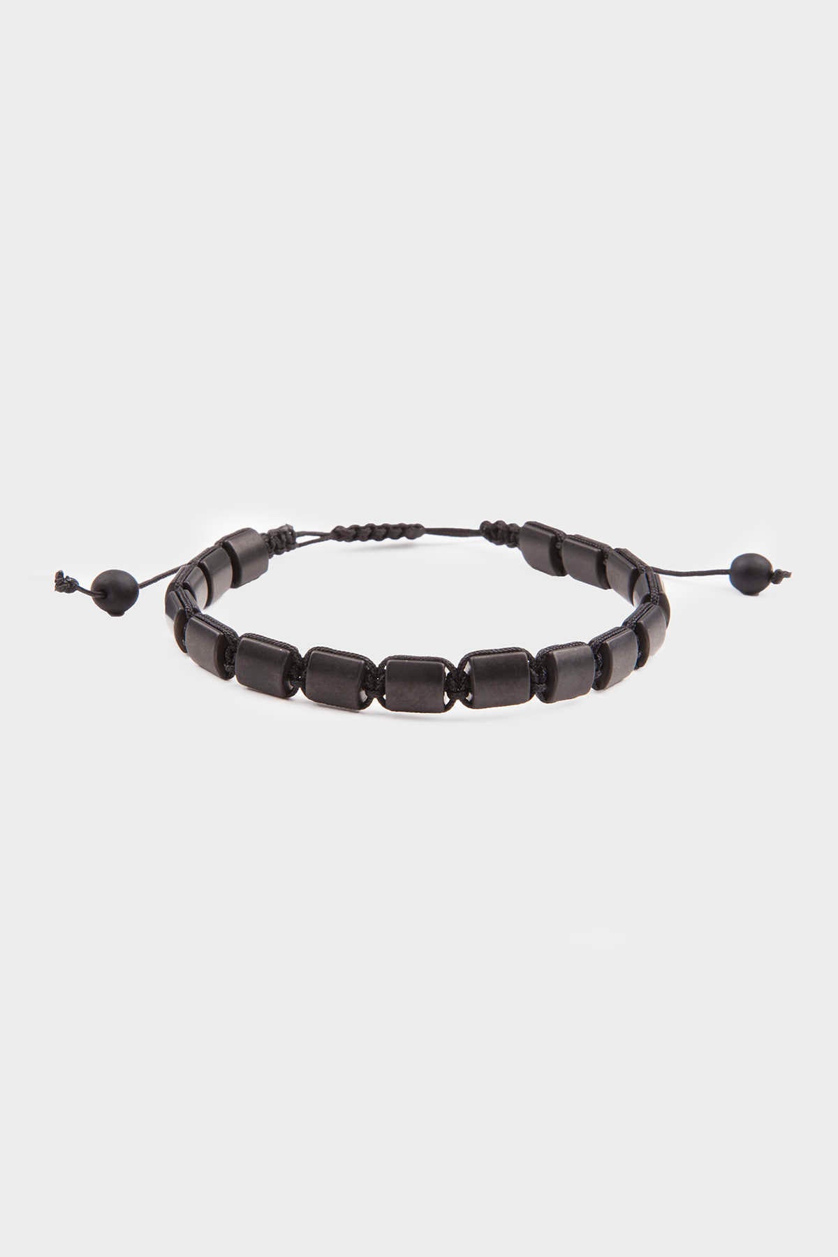 Black Rectangular Natural Stone Bracelet - SAYKI