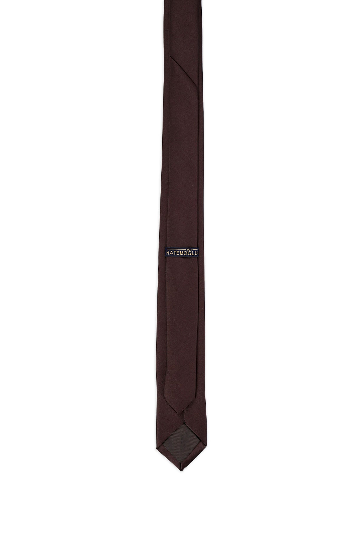 Casual 2.36 Inches Brown Tie - SAYKI - 8682819705370