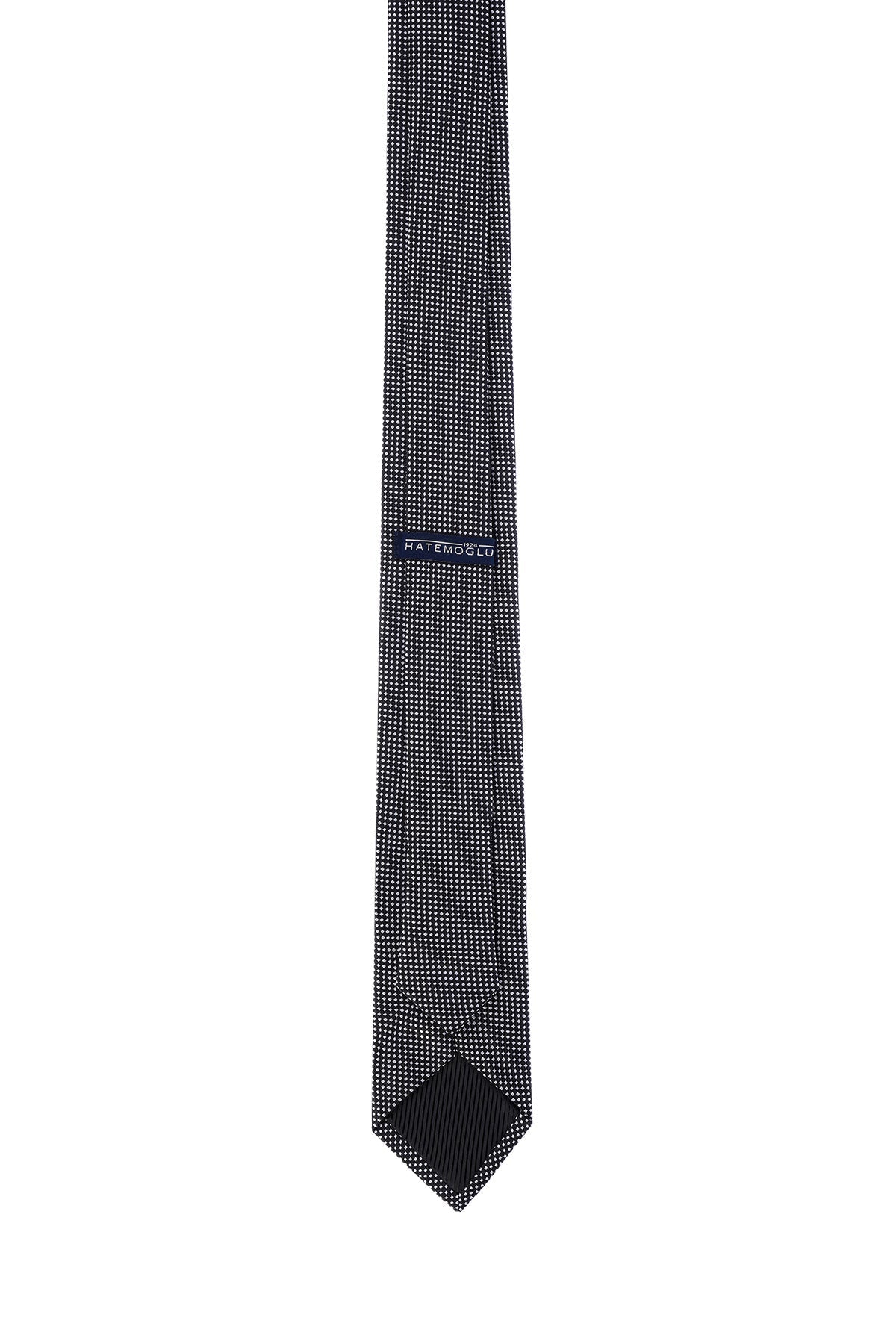 Casual 2.5-inch Slim Textured Navy Tie - SAYKI