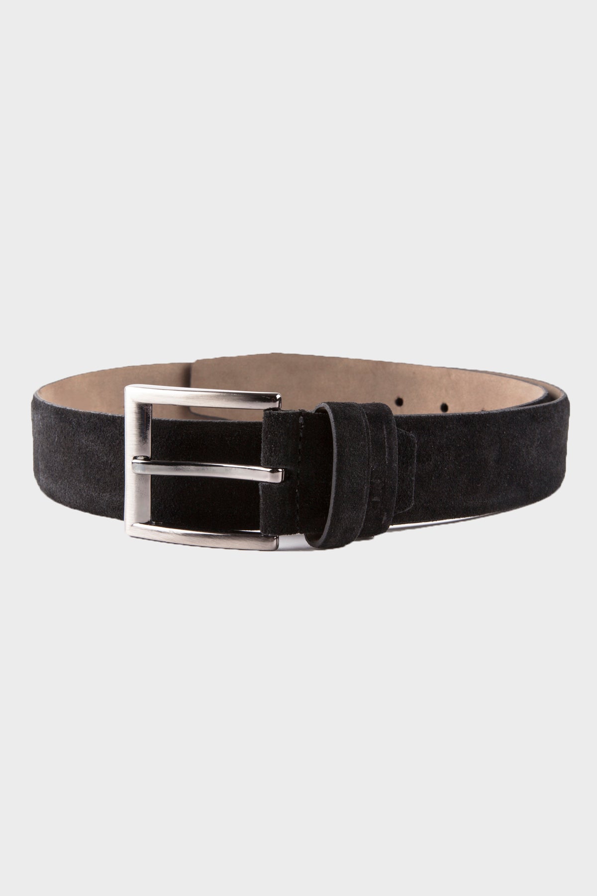 Casual Black 100% Leather Belt - SAYKI