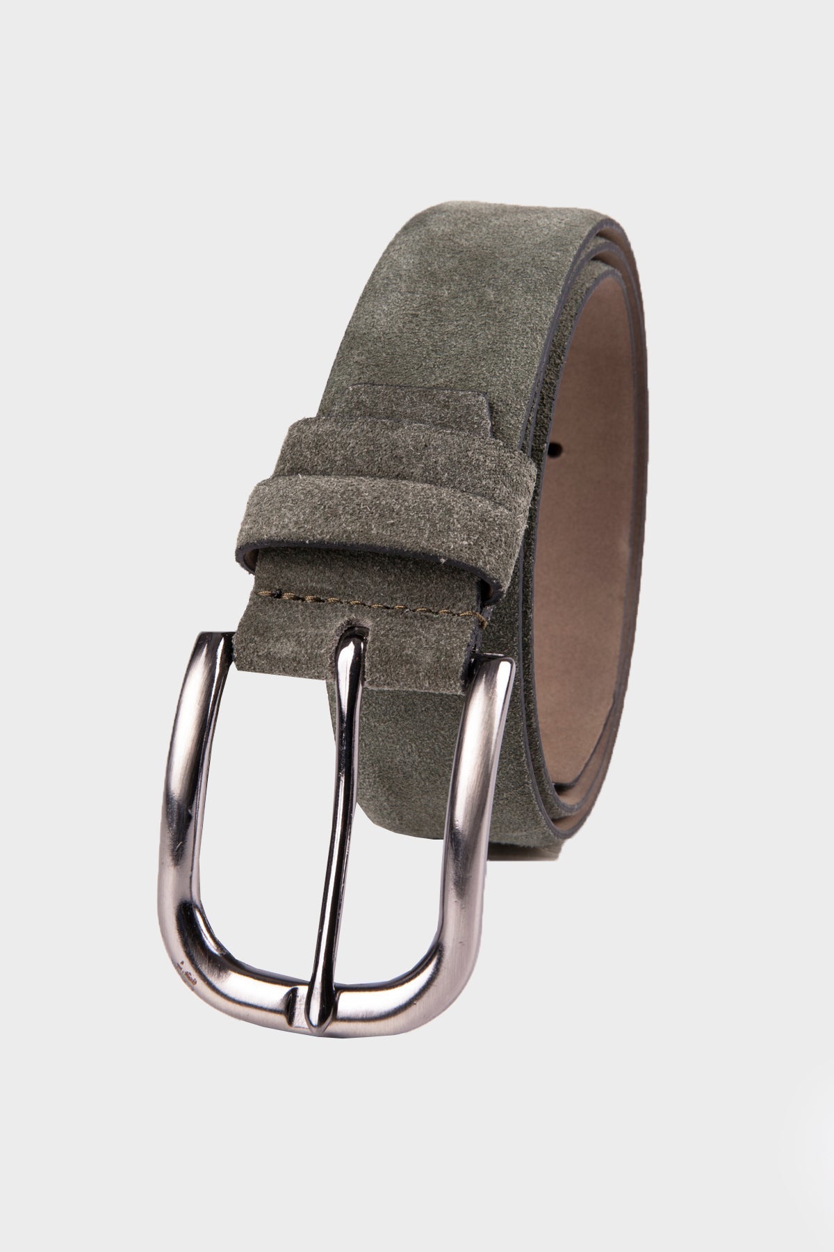 Casual Khaki 100% Leather Belt - SAYKI - 1924170741183