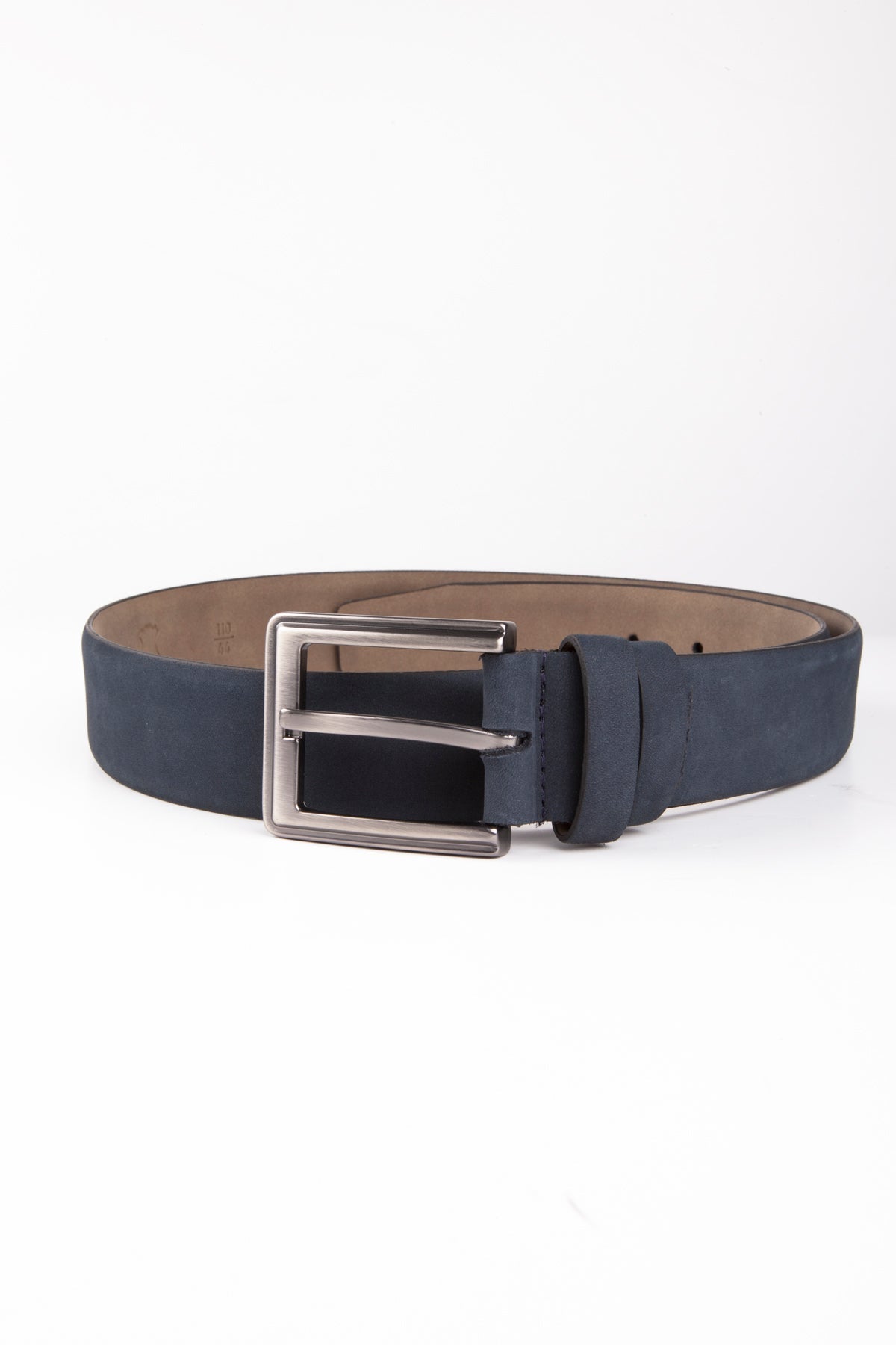 Casual Light Navy 100% Leather Belt - SAYKI