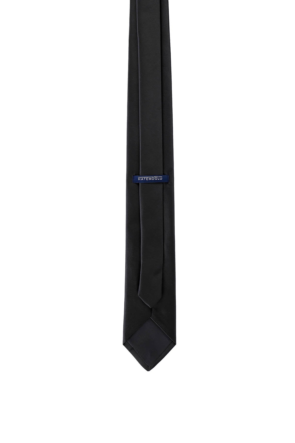 Classic 3-inch Cotton Blend Black Tie - SAYKI