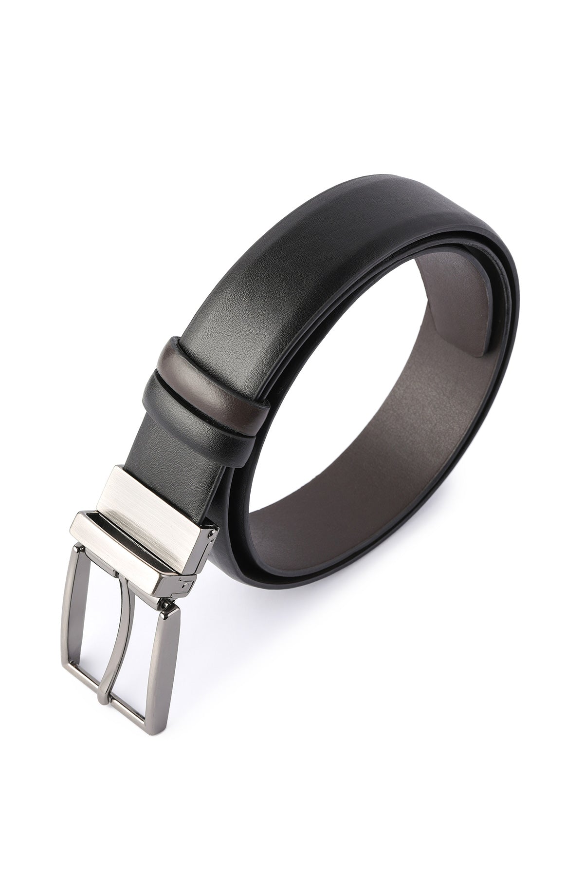 Classic Black Aniline - Brown Aniline Belt - SAYKI