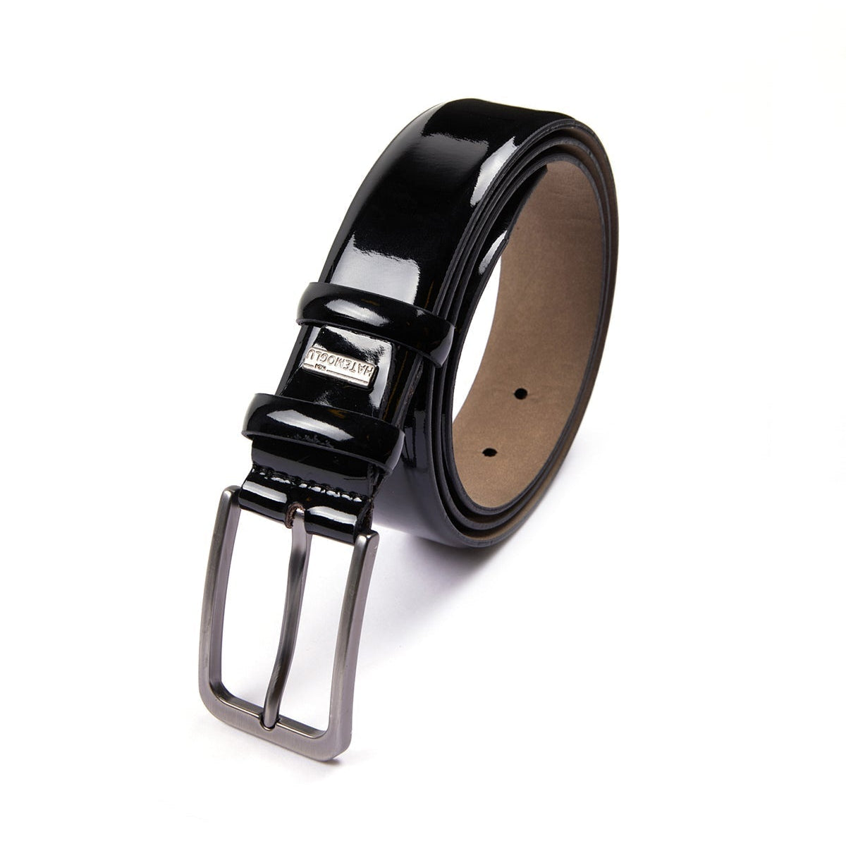 Classic Black Patent Leather Belt – SAYKI