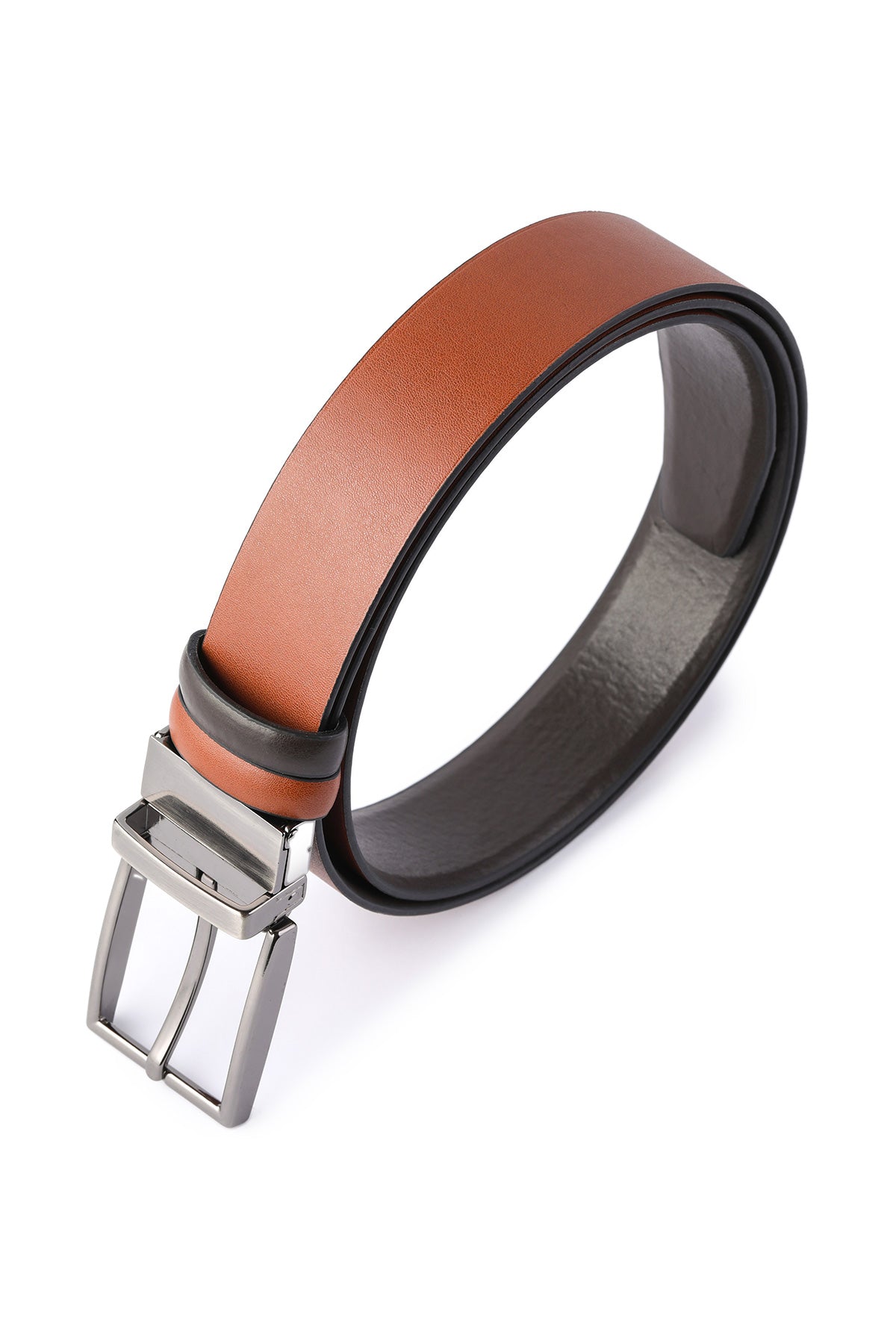 Classic Brown Aniline - Tan Aniline Belt - SAYKI