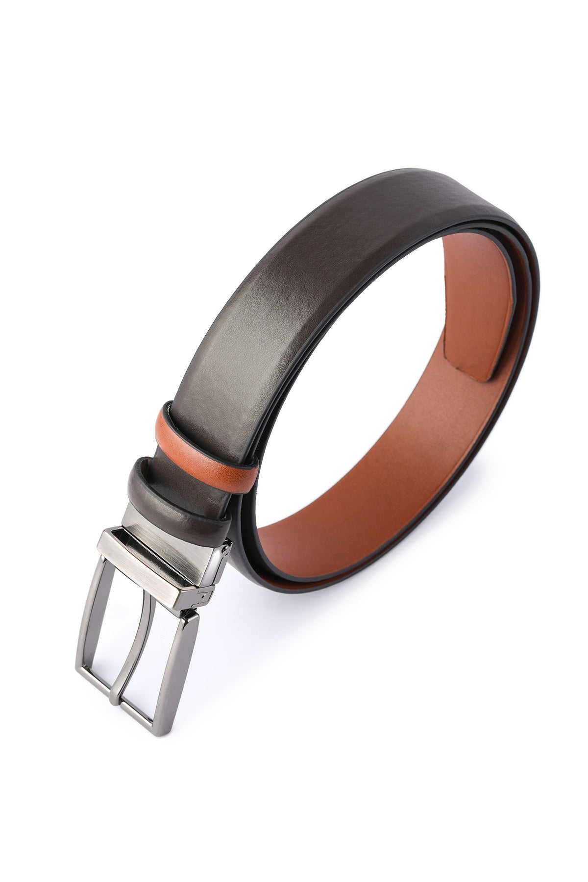Classic Brown Aniline - Tan Aniline Belt - SAYKI