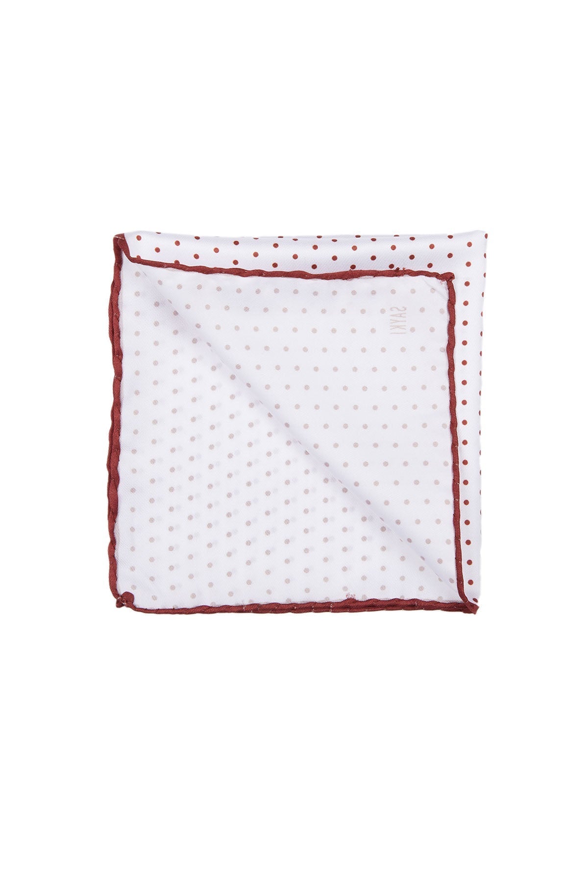 Classic Burgundy Pocket Square - SAYKI - 8682819073257