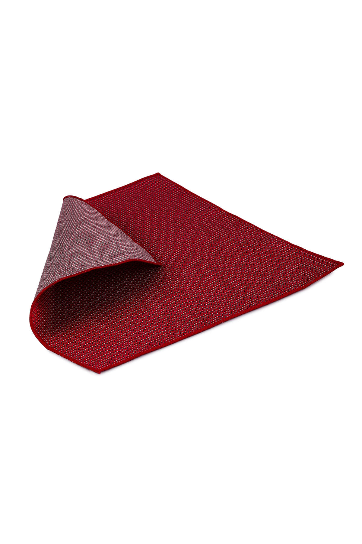 Classic Chevron Red Pocket Square - SAYKI - 8682819324229