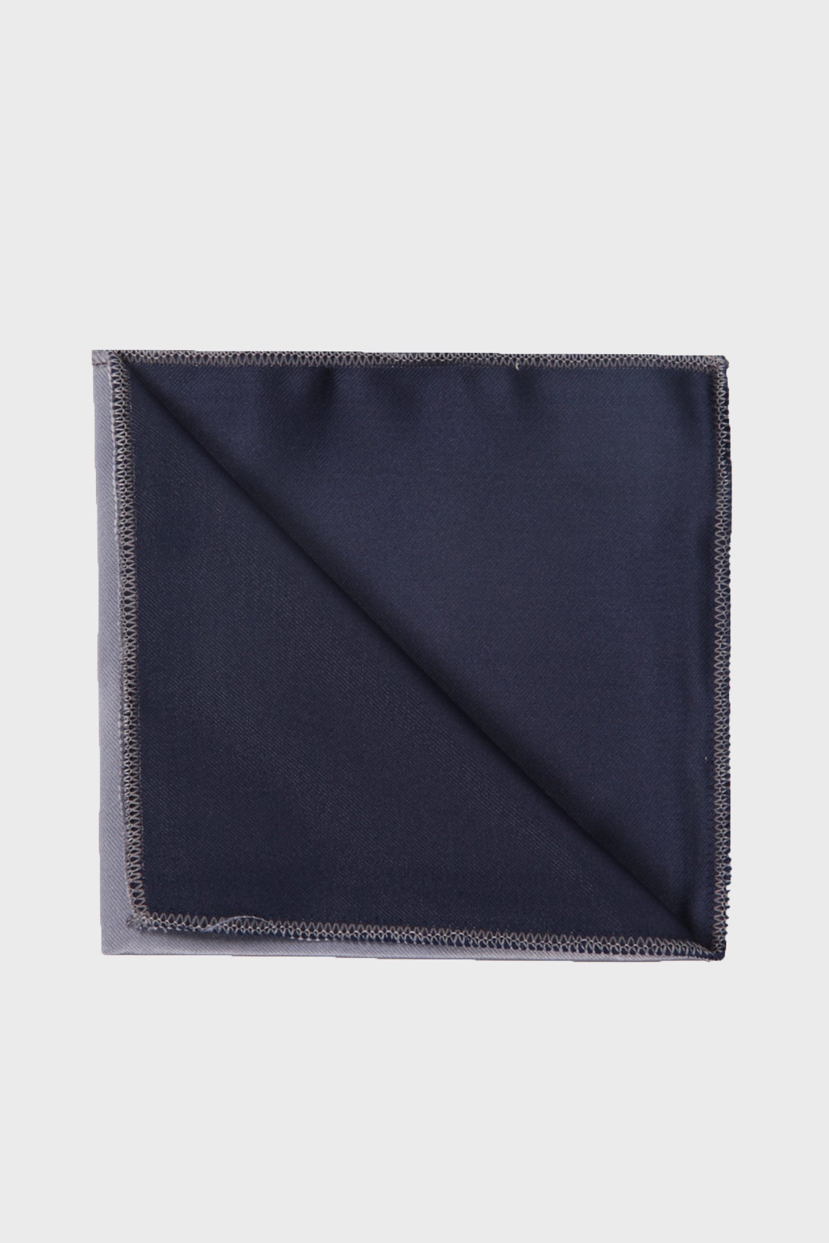 Classic Gray Sateen Pocket Square - SAYKI