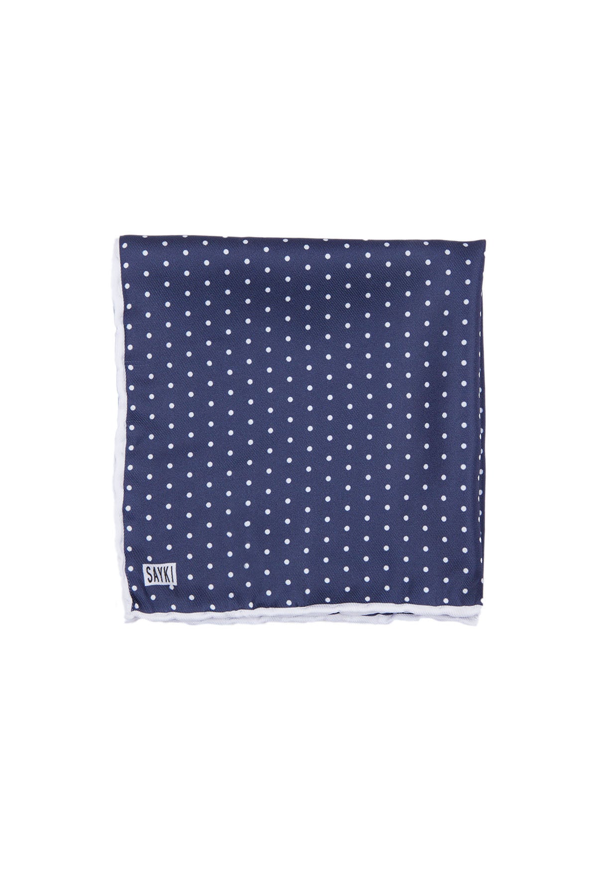 Classic Light Navy Pocket Square - SAYKI - 8682819073356