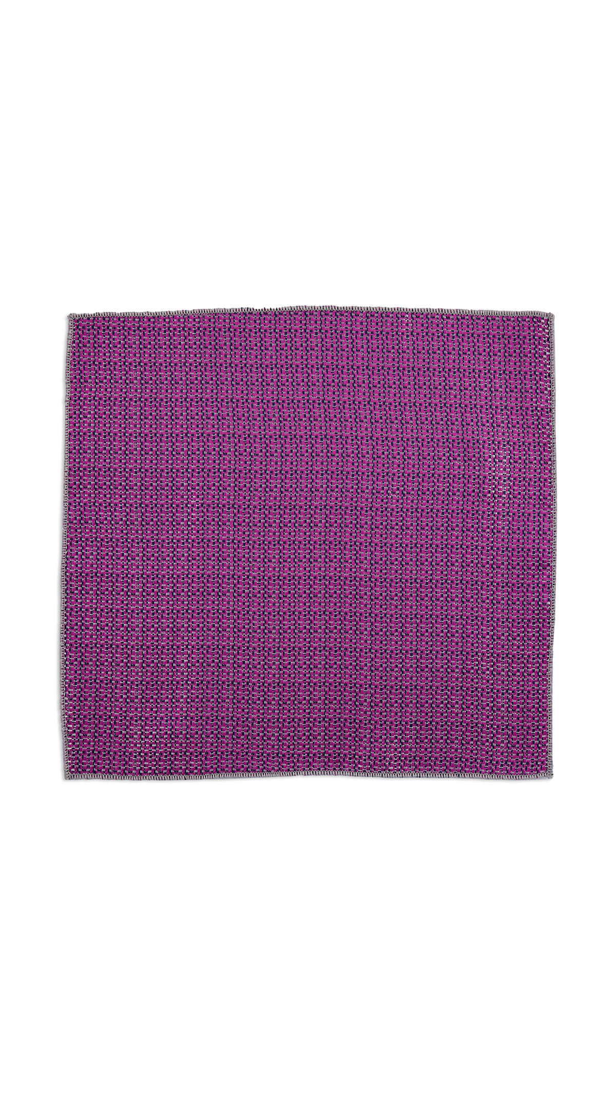 Classic Patterned Vibrant Purple Pocket Square - SAYKI