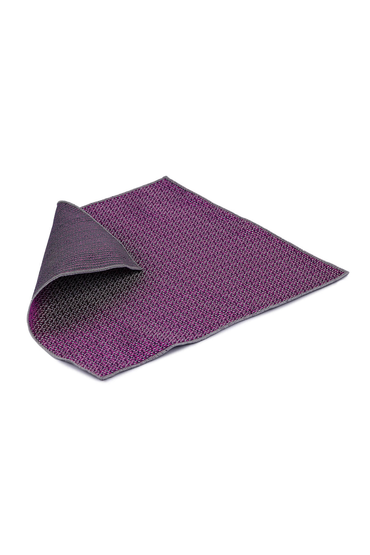 Classic Patterned Vibrant Purple Pocket Square - SAYKI