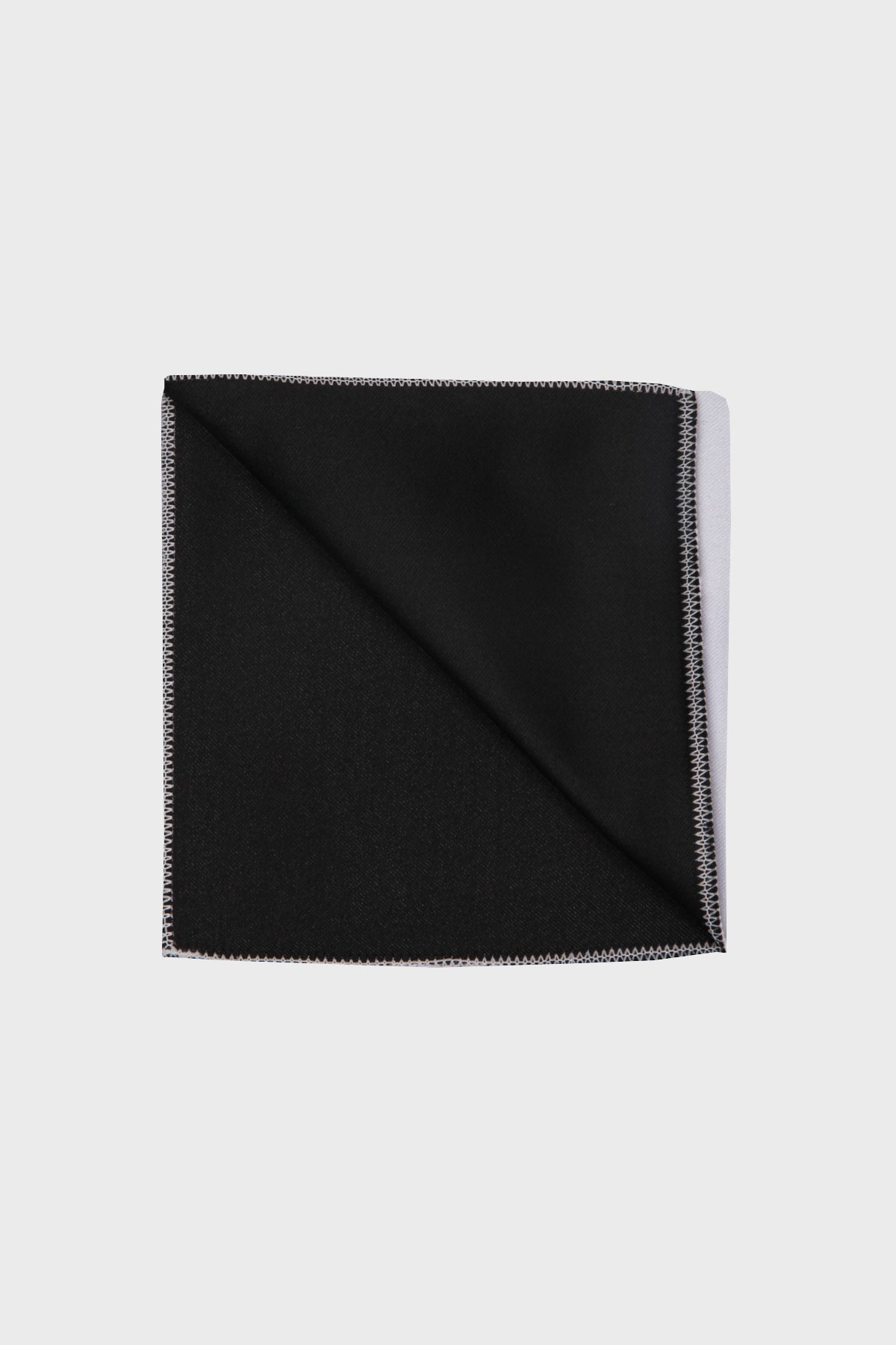 Classic Solid White Pocket Square SAYKI