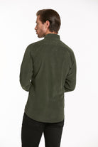 Comfort Fit Long Sleeve Cotton Khaki Dress Shirt - SAYKI