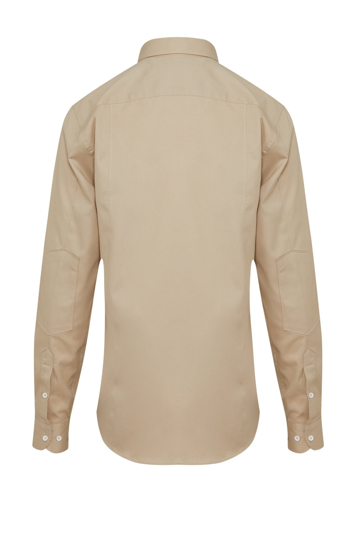 Comfort Fit Long Sleeve Cotton Mink Casual Shirt - SAYKI