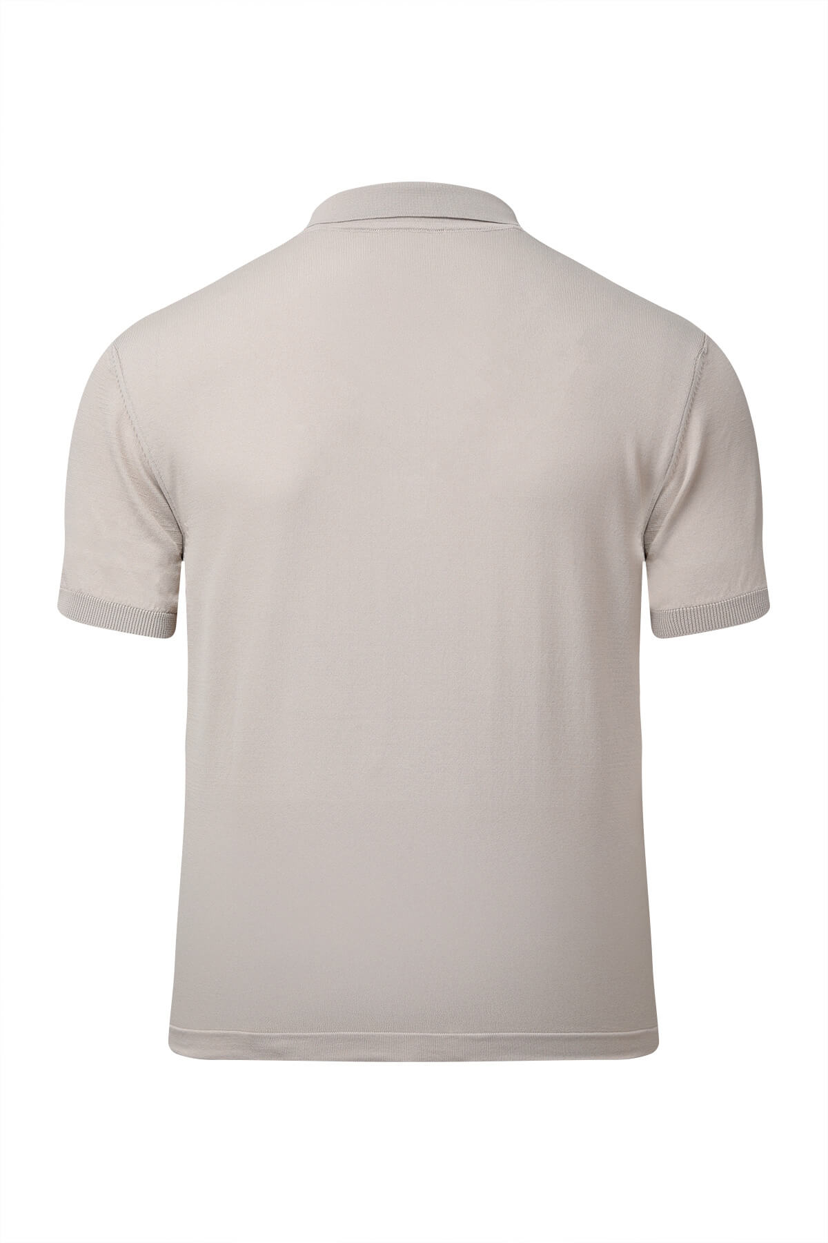 Comfort Fit Rayon Mink Polo T-Shirt - SAYKI