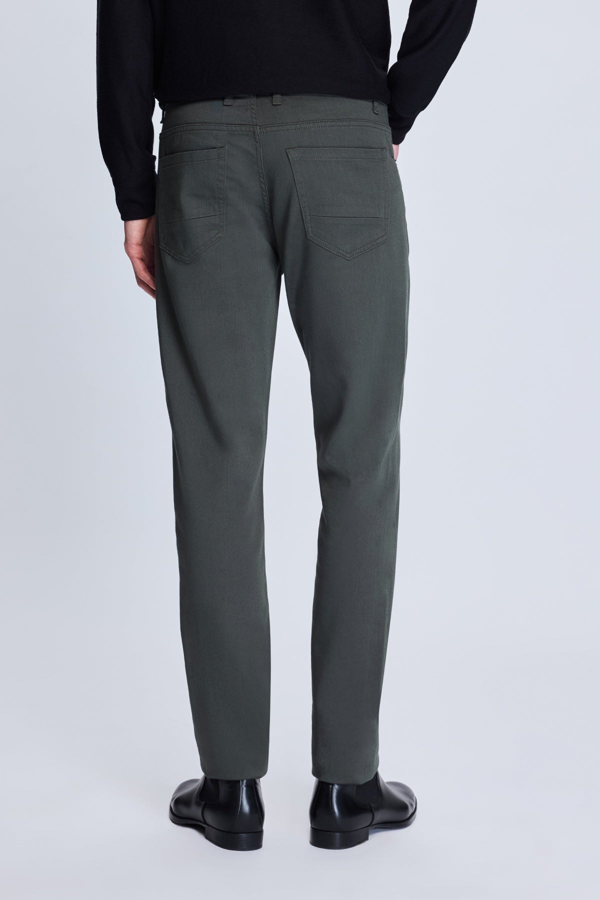 Dynamic Fit 5 Pocket Khaki Forest Night Cotton Blend Casual