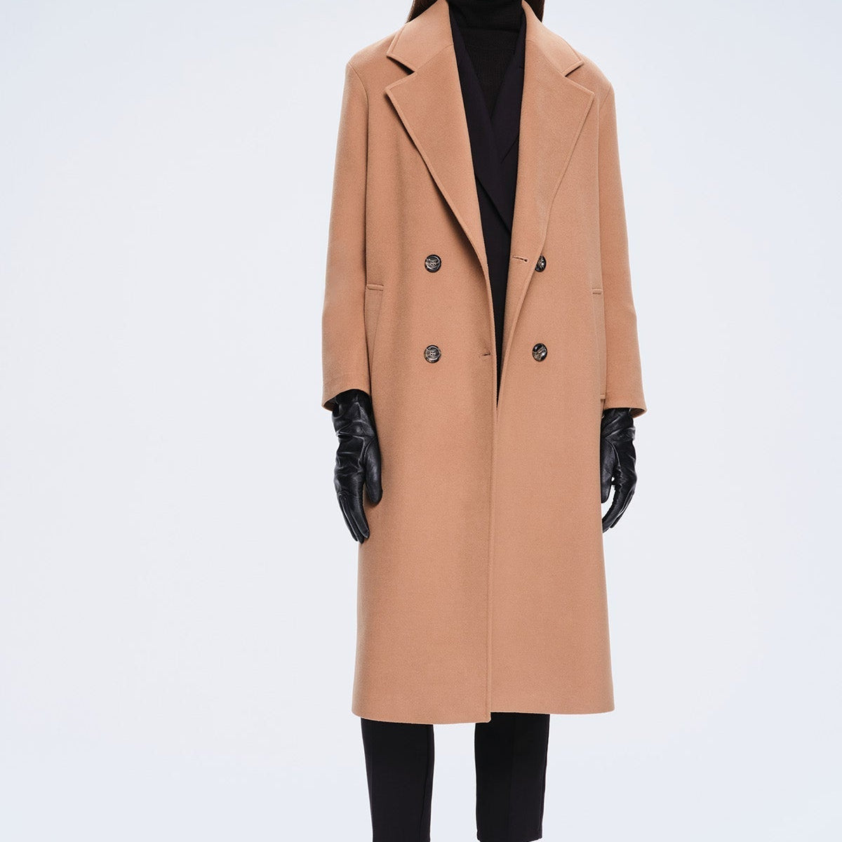 Dynamic Fit Cachet Wool Blend Camel Coat M D Camel
