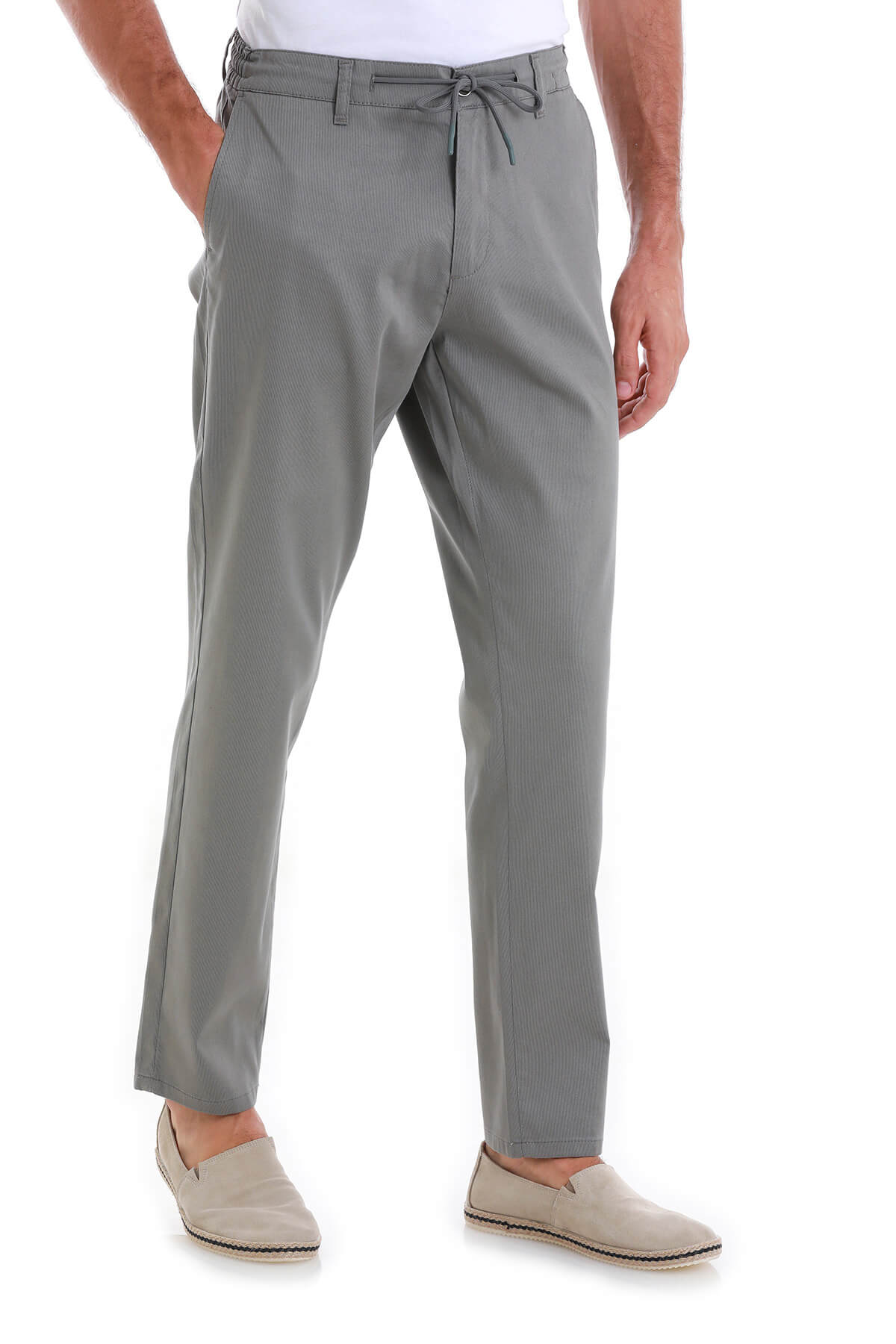 Dynamic Fit Side Pocket High Waist Cotton Blend Green