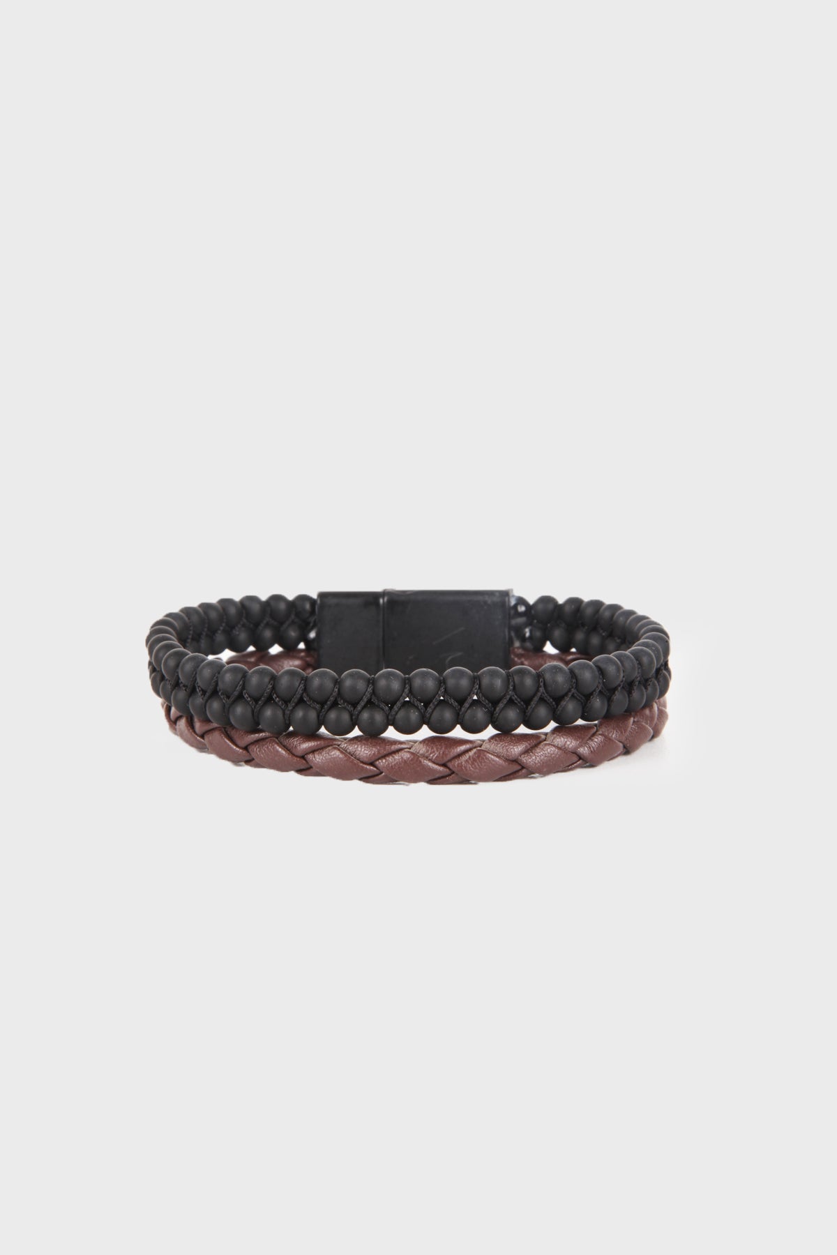 Leather Black - Brown Bracelet - SAYKI - 1924170831402