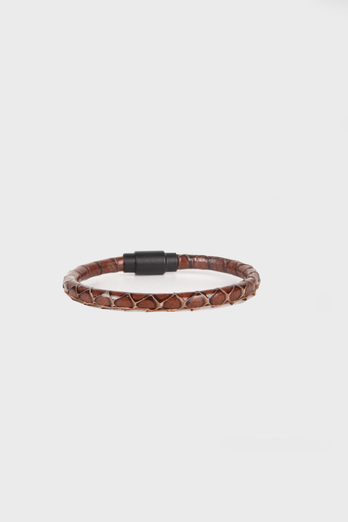 Light Brown Leather Double Set Bracelet - SAYKI