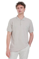 Linen Tone Regular Fit Cotton Polo T-Shirt - SAYKI