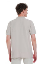 Linen Tone Regular Fit Cotton Polo T-Shirt - SAYKI
