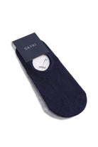 Navy & Gray No Show Cotton Socks - SAYKI