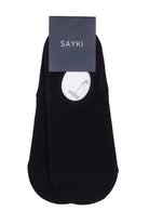 No Show Cotton Black - Black Socks - SAYKI - 8682819211161