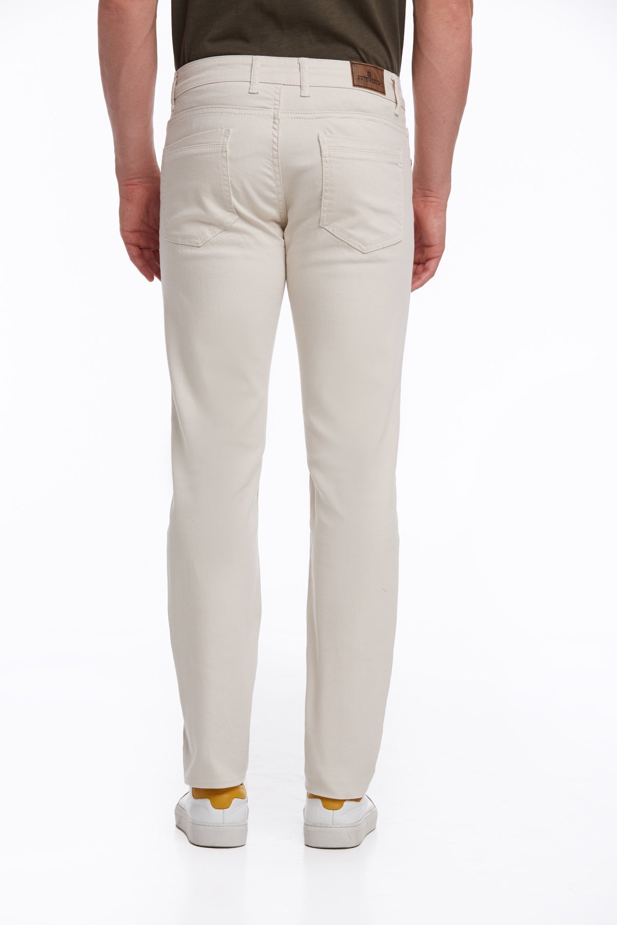 Regular Fit 5 Pocket High Waist Cotton Stone Denim - SAYKI