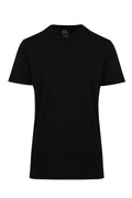 Regular Fit Black Basic Cotton Crew Neck T-Shirt