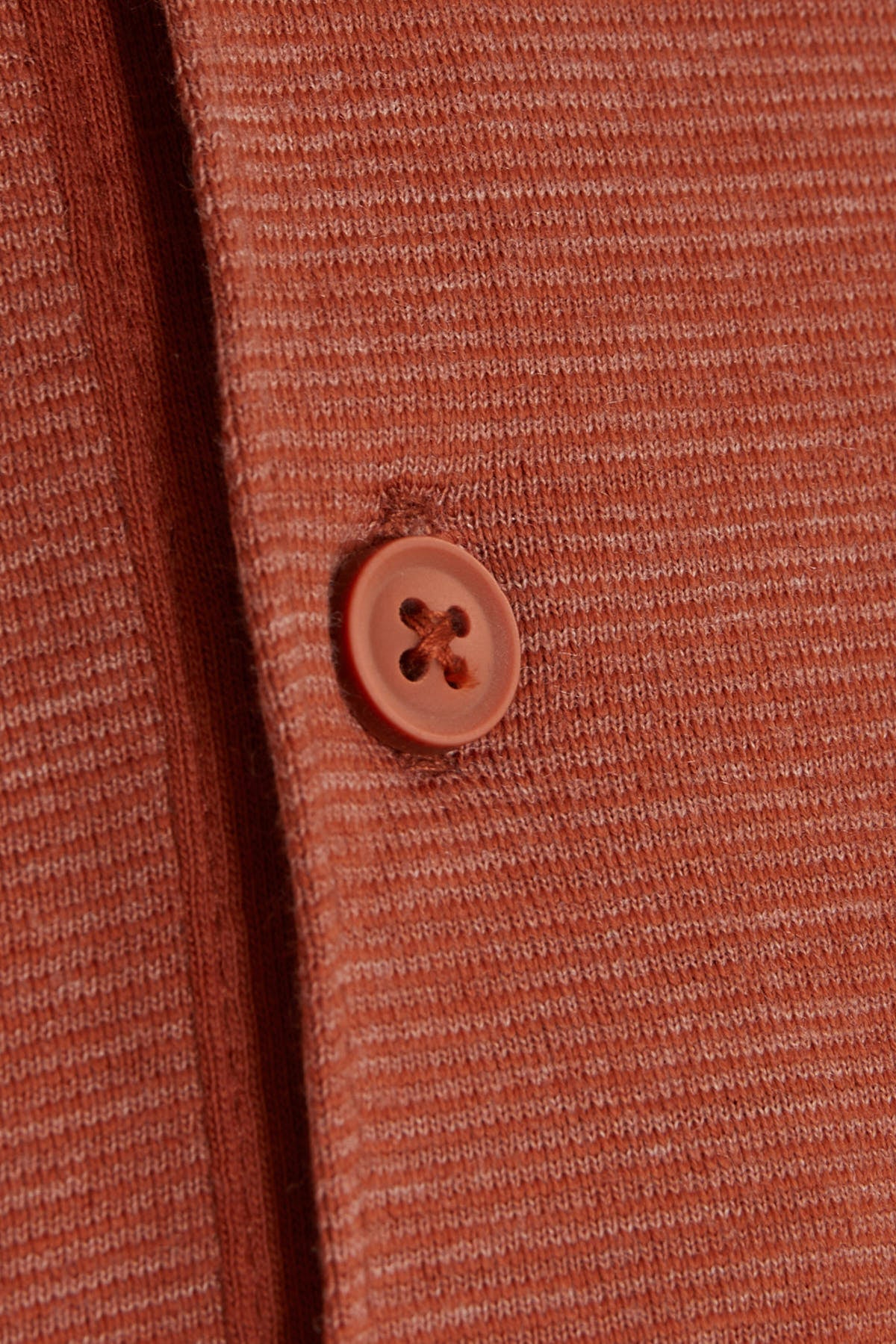 Regular Fit Cinnamon Cotton Blend Polo T-Shirt - SAYKI