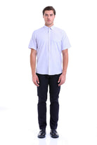 Regular Fit Cotton Blend Lilac Dress Shirt - SAYKI