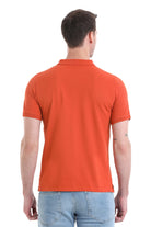 Regular Fit Cotton Brick Polo T-Shirt - SAYKI