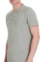 Regular Fit Cotton Light Khaki Polo T-Shirt - SAYKI