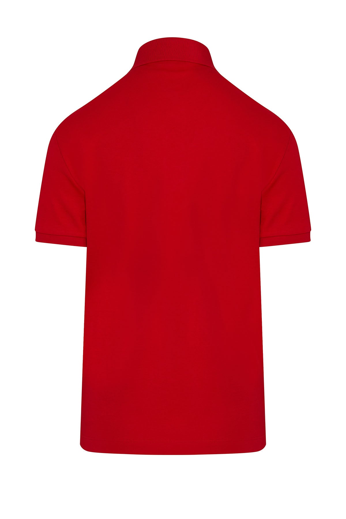 Regular Fit Cotton Red Polo T-Shirt - SAYKI