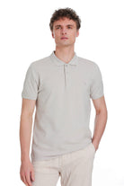 Regular Fit Cotton Stone Polo T-Shirt - SAYKI