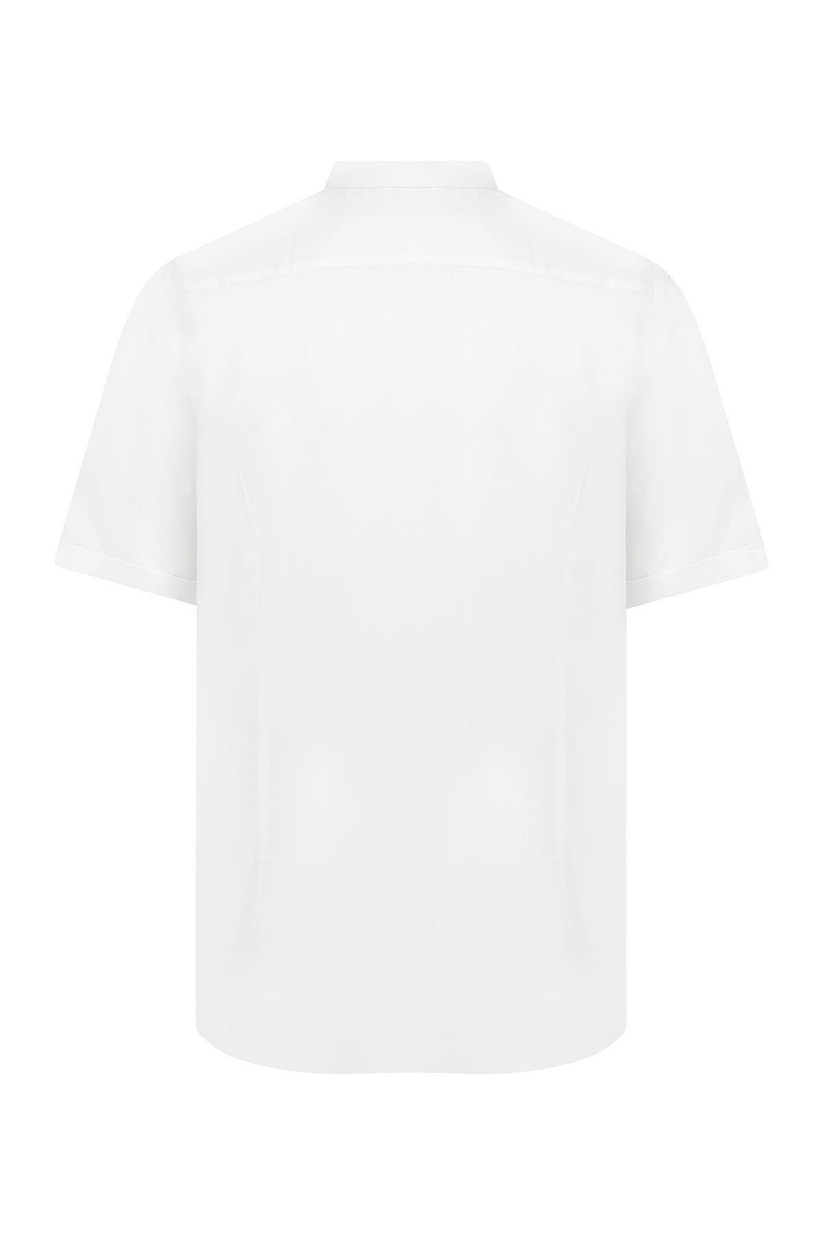 Regular Fit Cotton White Dress Shirt - SAYKI