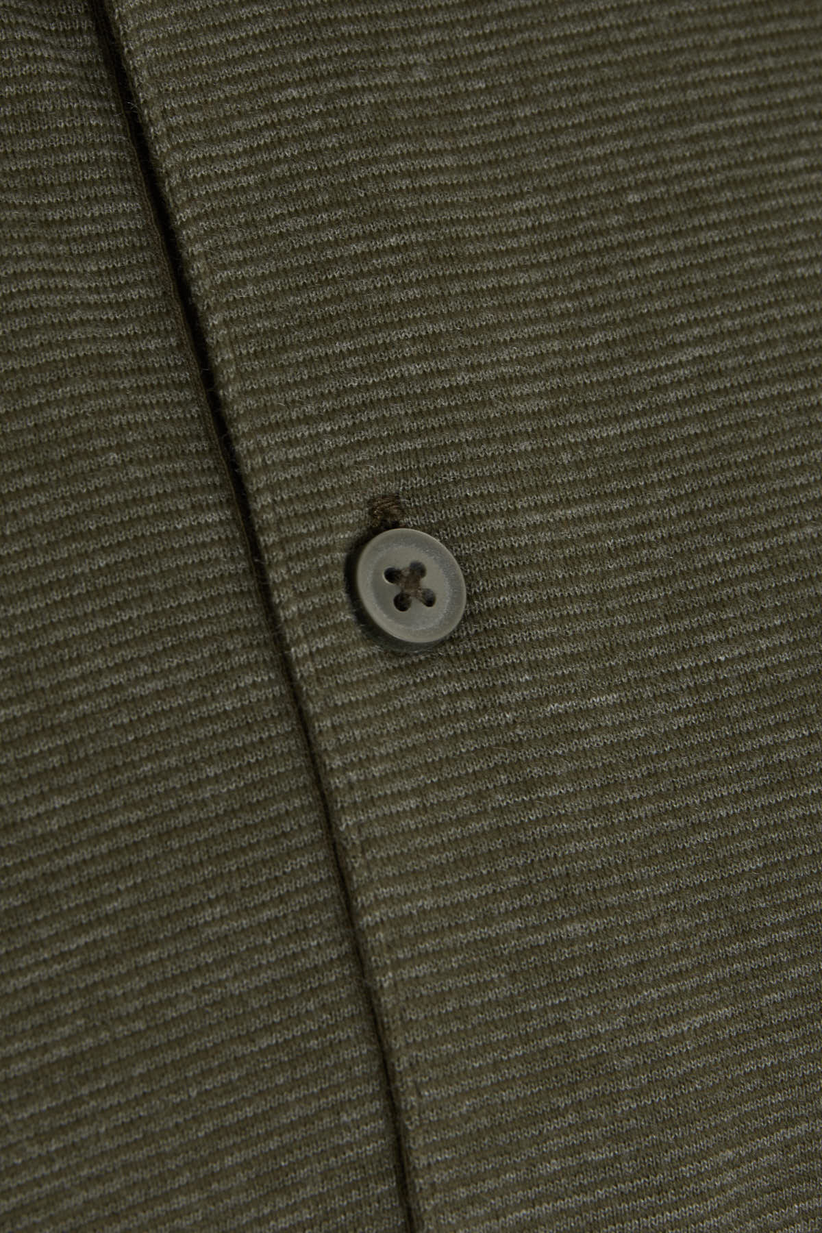 Regular Fit Khaki Cotton Blend Polo T-Shirt - SAYKI