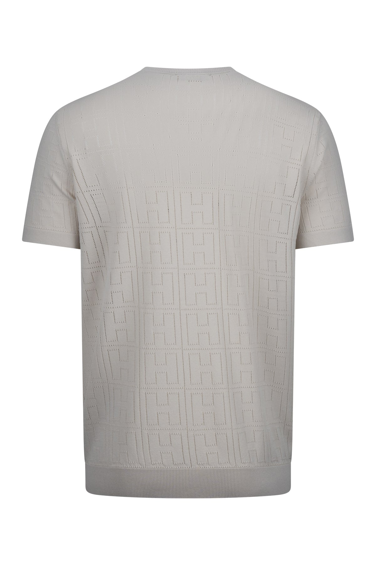 Regular Fit Rayon Stone Crewneck T-Shirt - SAYKI