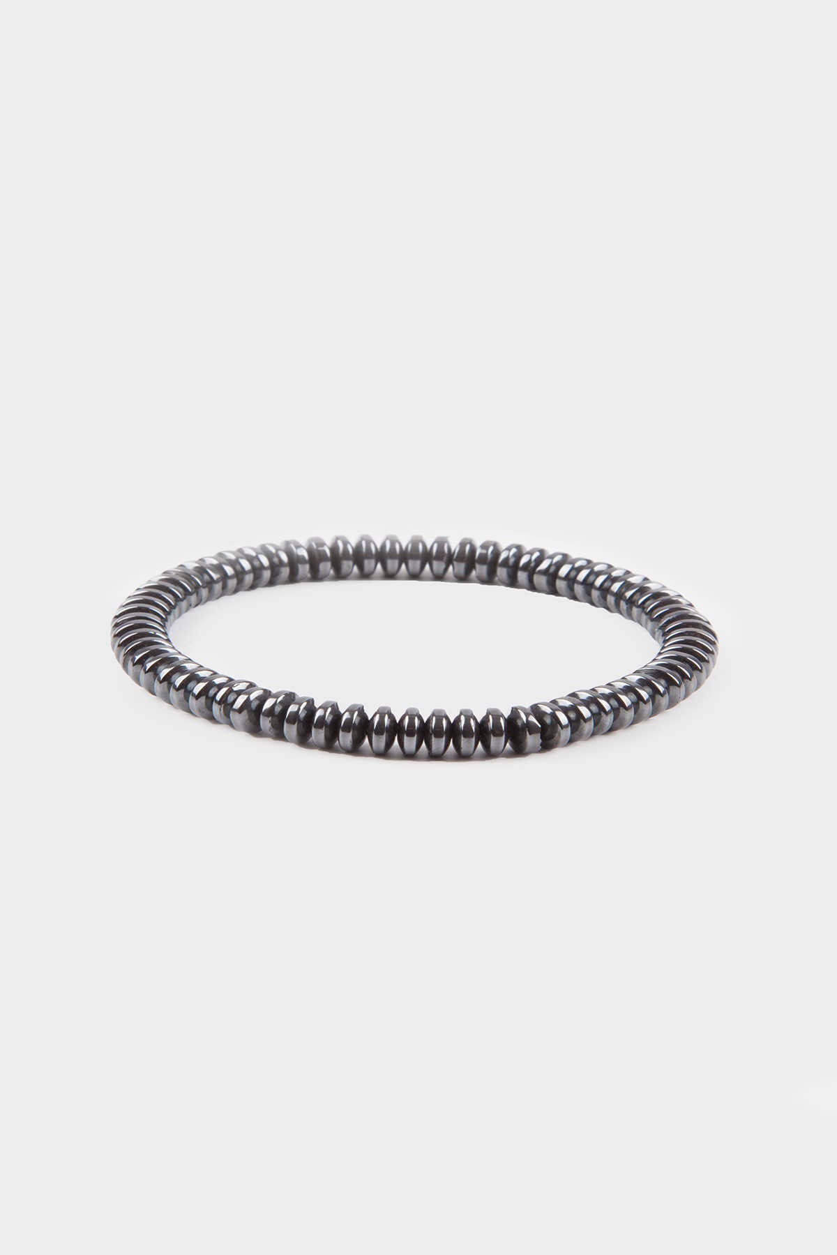 Shiny Gray Natural Stone Bracelet - SAYKI