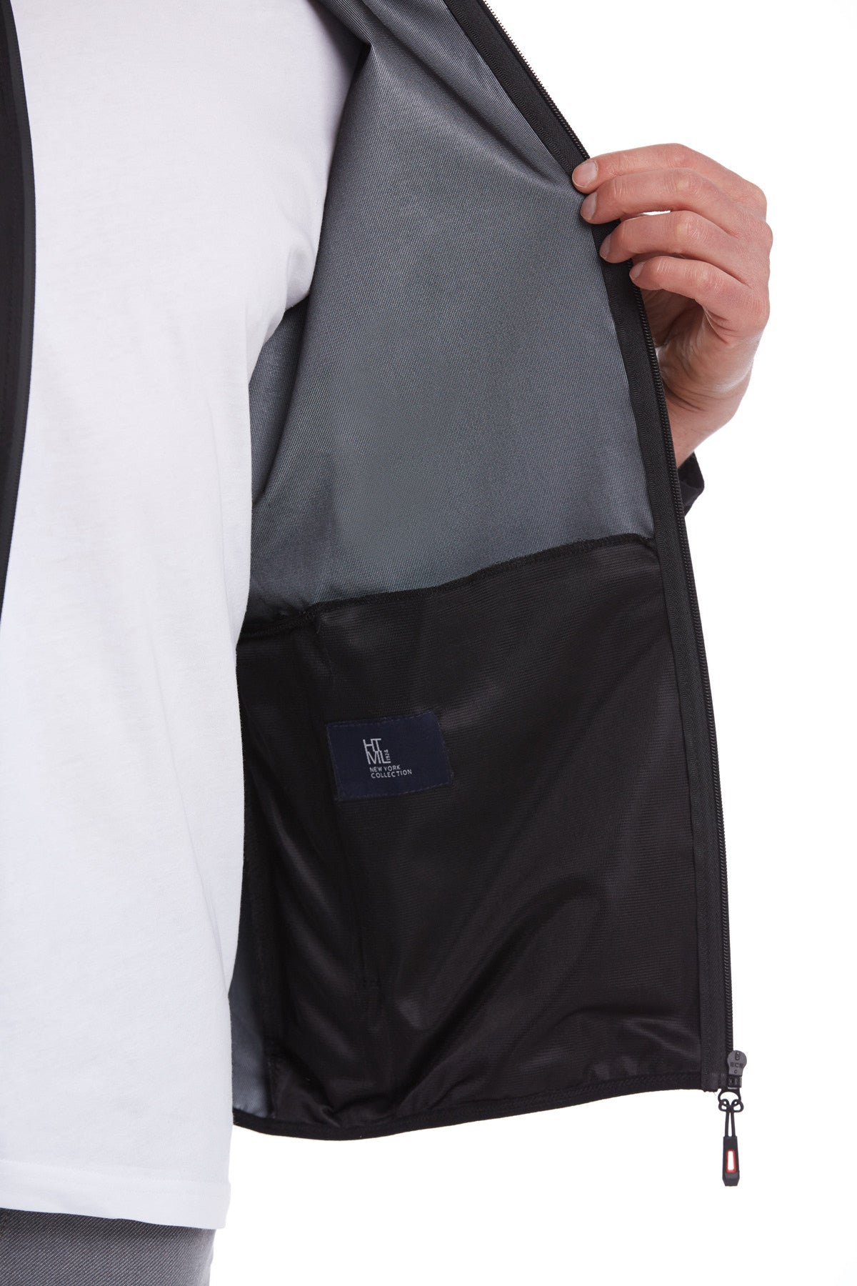 Slim Fit Black Seasonal Lykia Hooded Coat - SAYKI