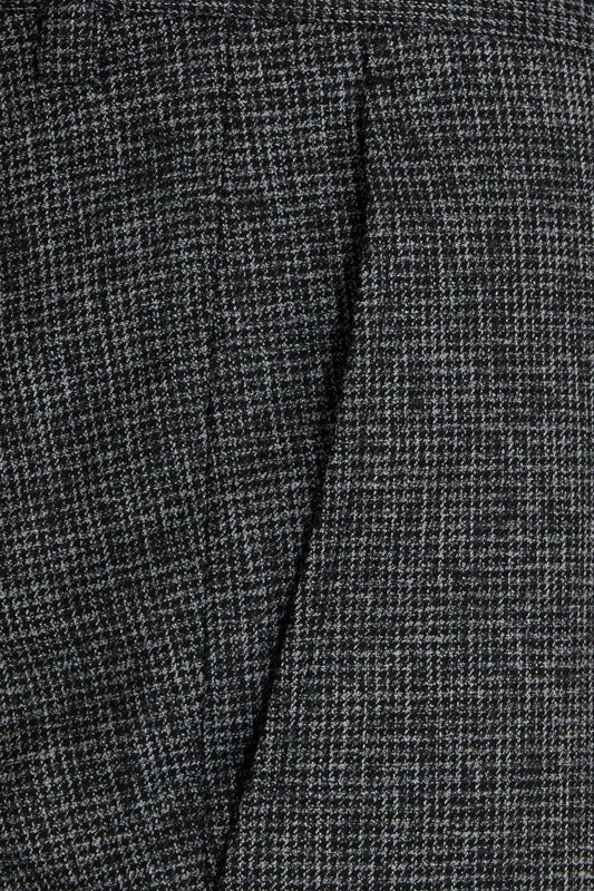 Slim Fit Black Side Pocket High Waist Dress Pants - SAYKI